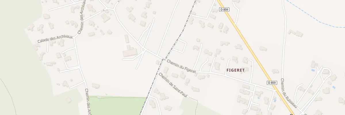 Plan du 1 All des Carriers à Saint-Restitut