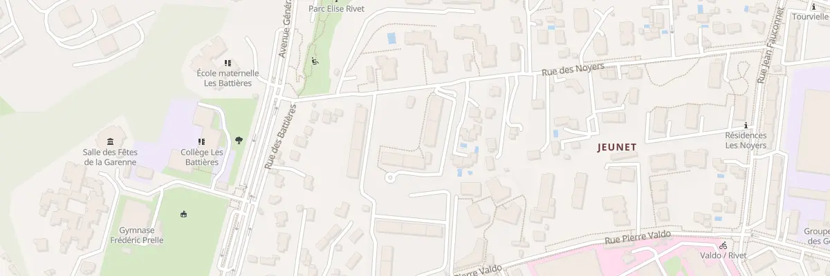 Plan du 17 Rue des Noyers à Lyon 5e Arrondissement