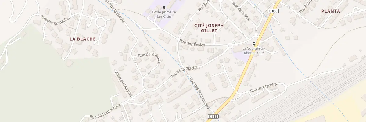 Plan du 2 Rue Jules Ferry à La Voulte-sur-Rhône