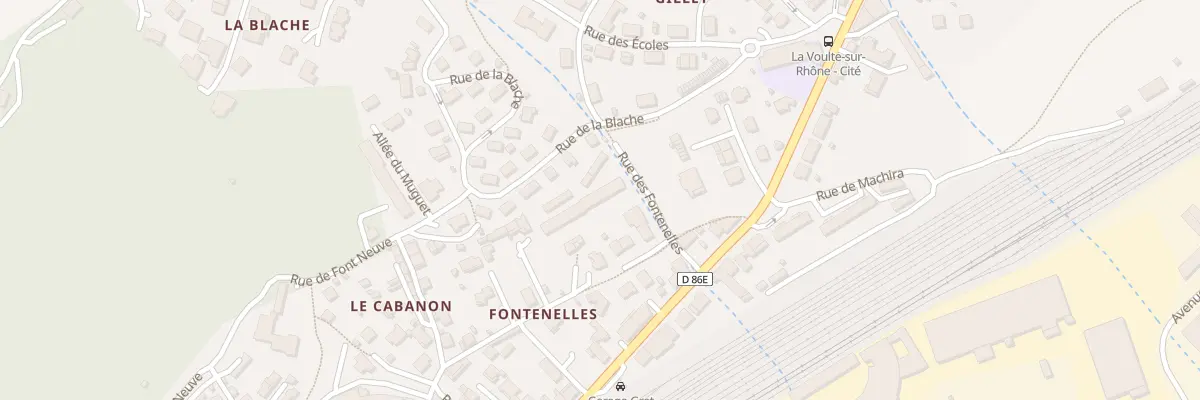 Plan du 9 Rue des Fontenelles à La Voulte-sur-Rhône
