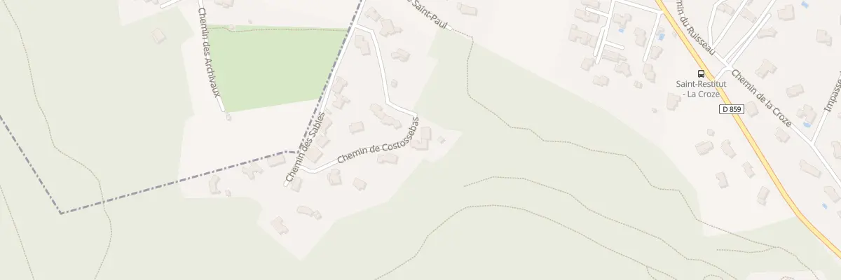 Plan du 20 Costossebas à Saint-Restitut