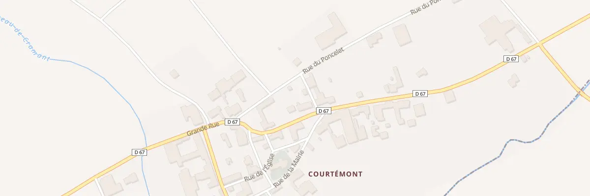 Plan du 5015 Le Village à Courtémont