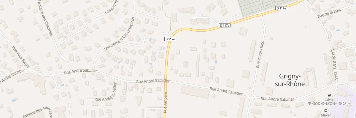Plan du 40 Rue André Sabatier à Grigny-sur-Rhône
