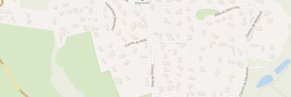 Plan du 91 Che de Moly à Saint-Genis-Laval