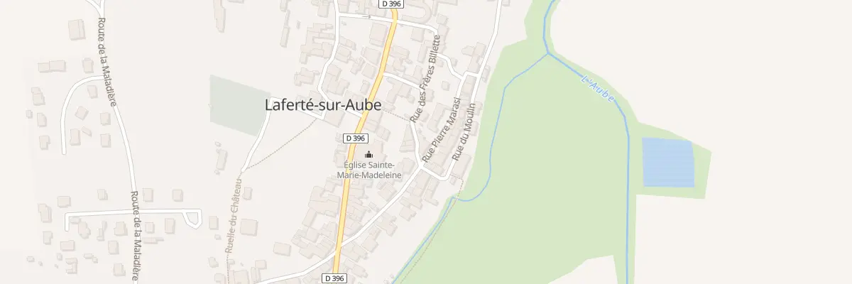 Plan du 1 Rue Pierre Marasi à Laferté-sur-Aube