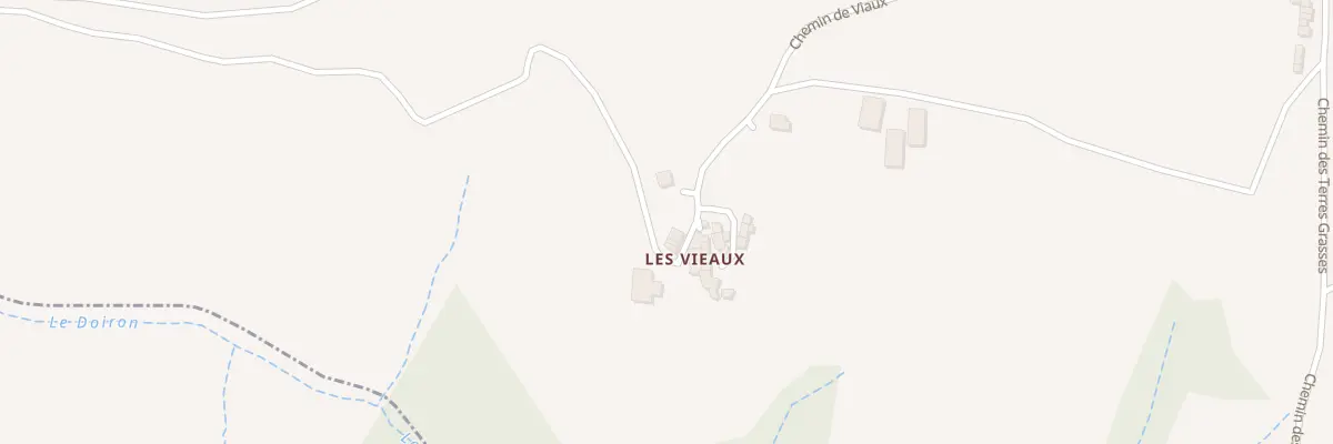 Plan du 660 Che de Viaux à Plats