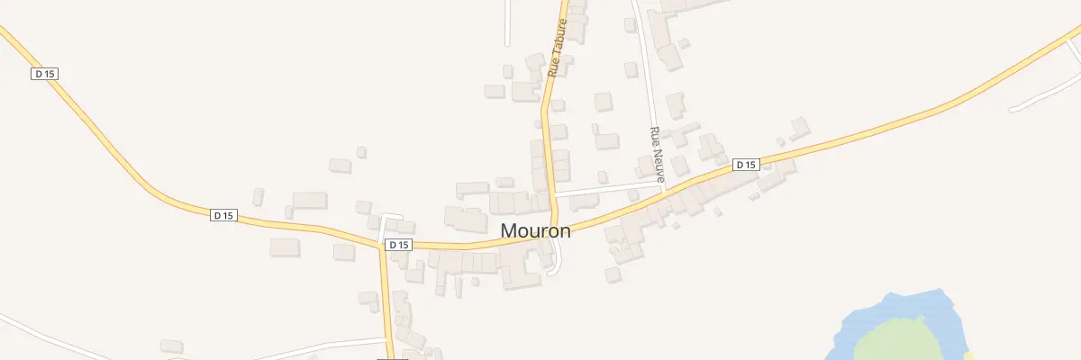 Plan de la Rue Tabure à Mouron