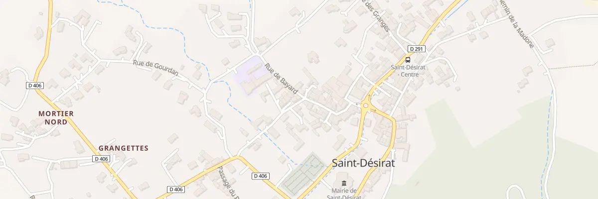 Plan du 98 Rue de la Poste à Saint-Désirat