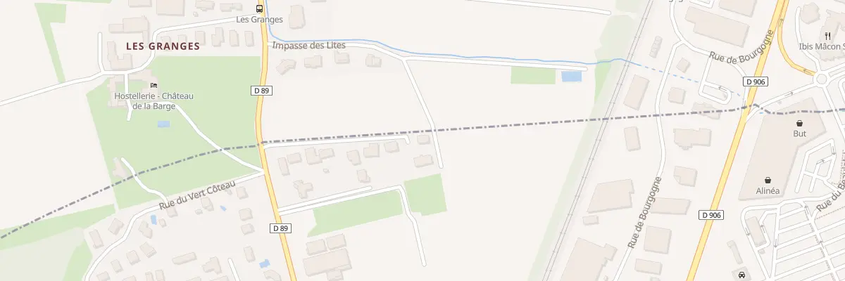 Plan de Rte des Bergers à Crêches-sur-Saône