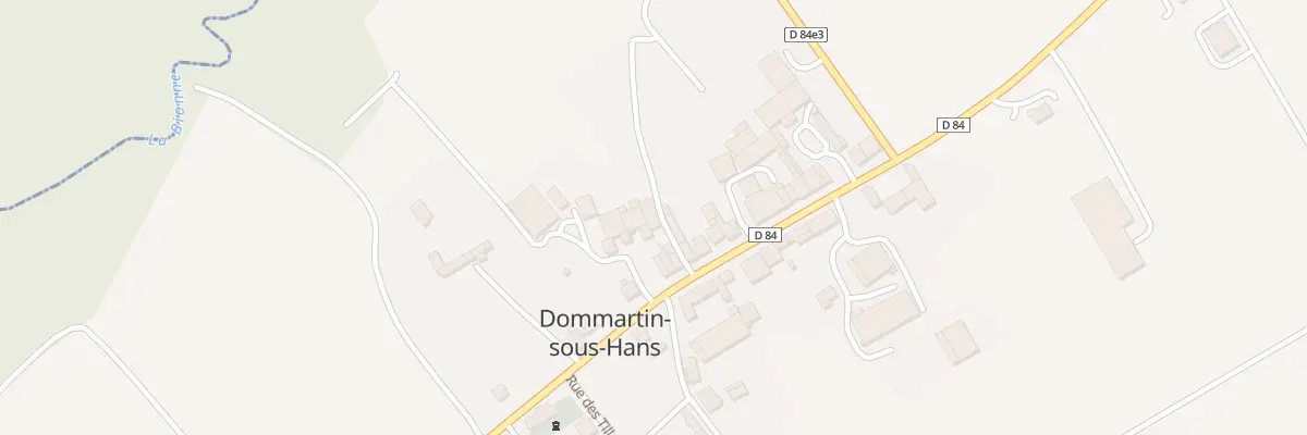 Plan du 5006 Le Village à Dommartin-sous-Hans
