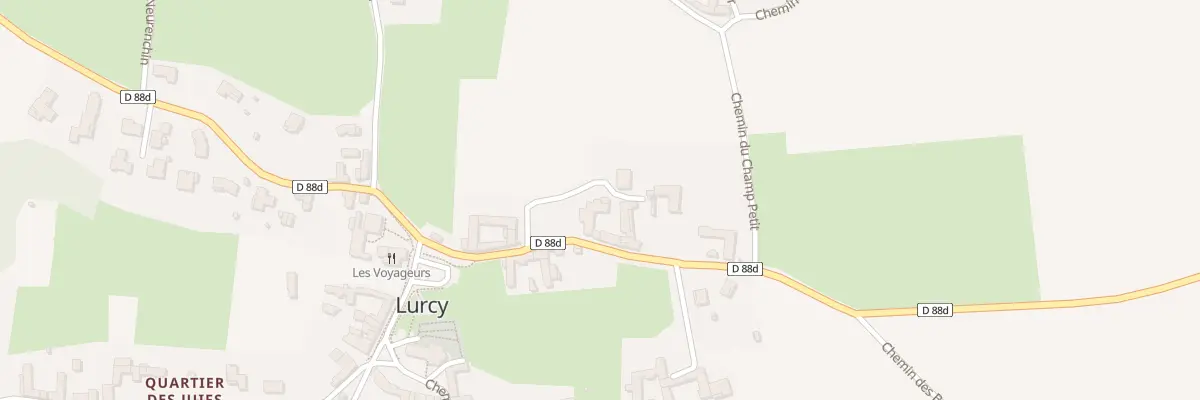 Plan du 5045 Au Bourg à Lurcy