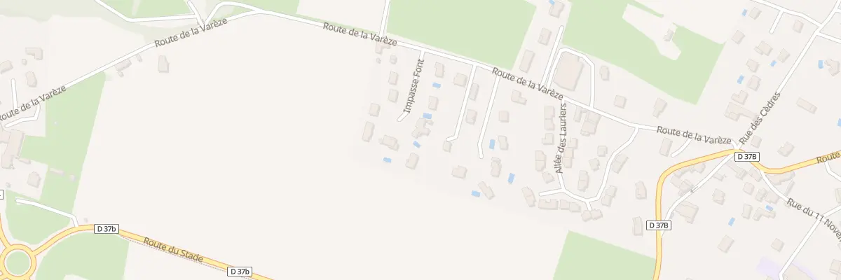 Plan du 5 Imp Font à Clonas-sur-Varèze