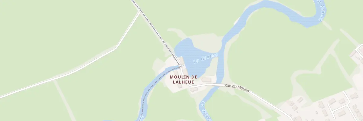 Plan du 12 Rue du Moulin à Lalheue