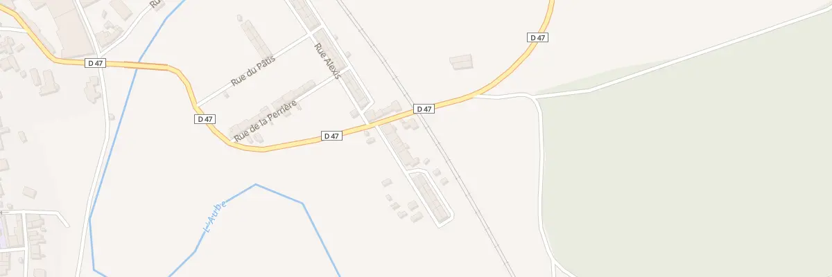 Plan du 5 Rue de la Gare à Bayel