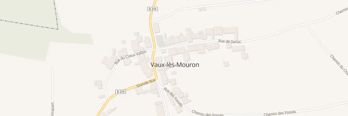 Plan du 1 Gr Grande Rue à Vaux-lès-Mouron