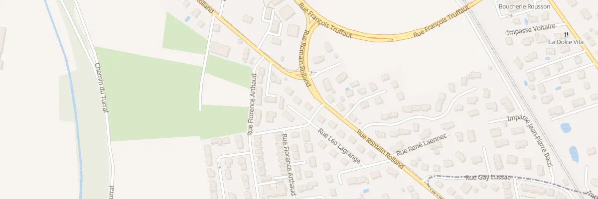 Plan du 42 Rue Romain Rolland à Saint-Maurice-l’Exil