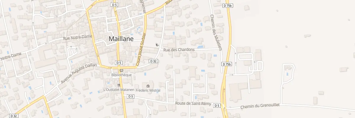Plan du 6 Rue des Chardons à Maillane