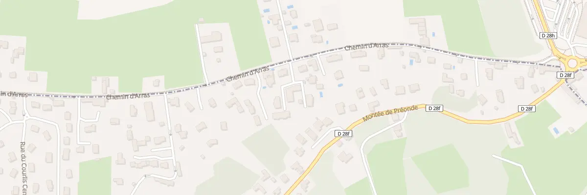 Plan du 1940C Che d’Arras à Trévoux