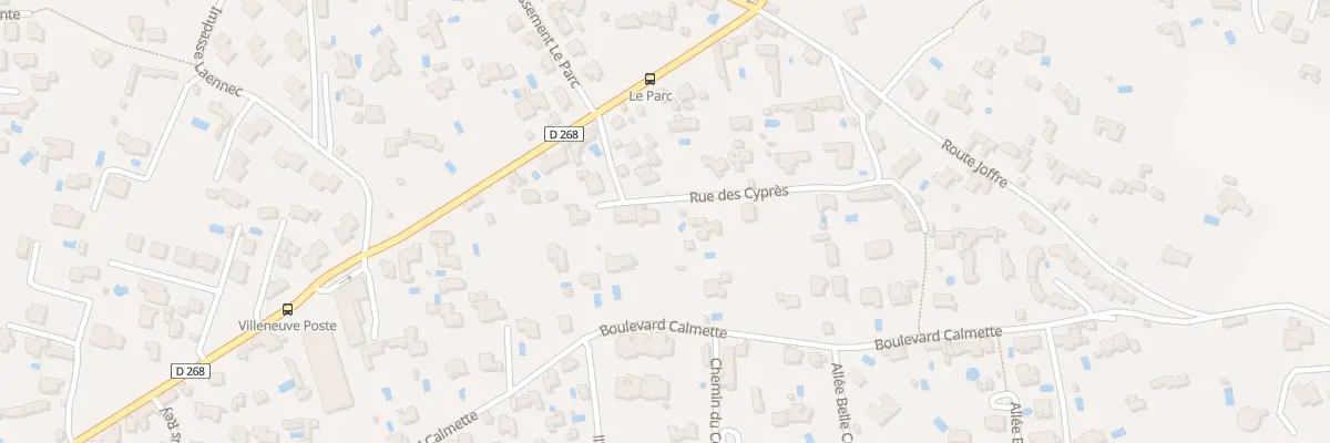 Plan du 10 Rue des Cypres à Villeneuve-lès-Avignon