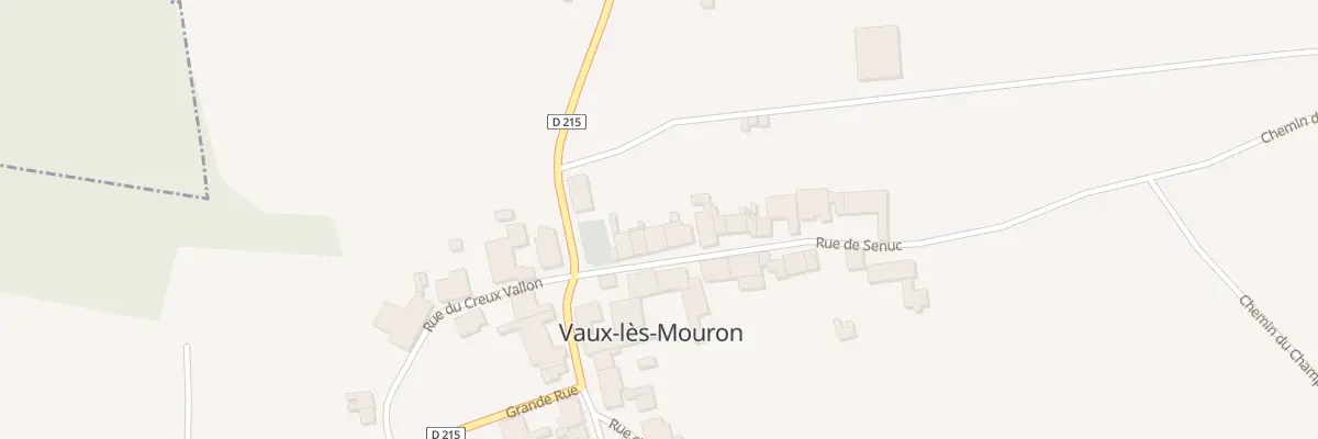 Plan du 5 Rue de Senuc à Vaux-lès-Mouron