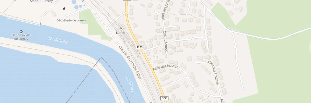 Plan du 3 Cité du Maroc à Lumes