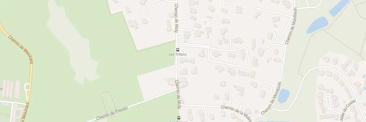 Plan du 74 Che de Moly à Saint-Genis-Laval