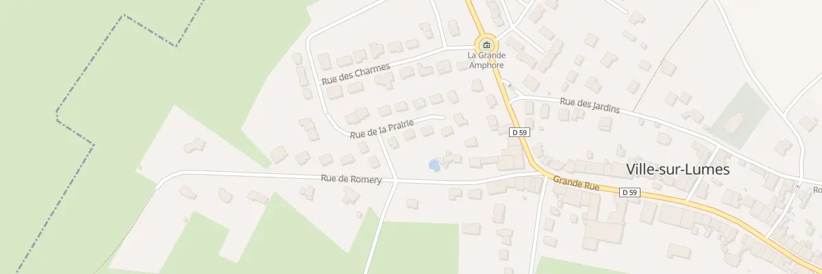 Plan du 11 Rue de la Prairie à Ville-sur-Lumes