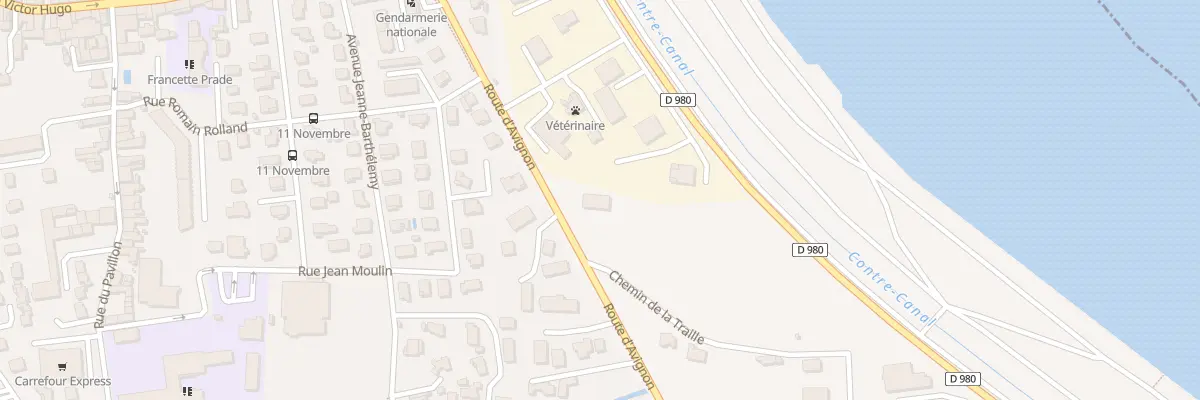 Plan du 9005 Rte d’Avignon à Roquemaure
