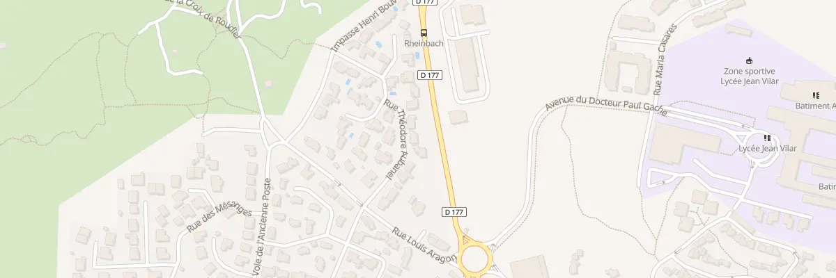 Plan du 10 Rue Theodore Aubanel à Villeneuve-lès-Avignon