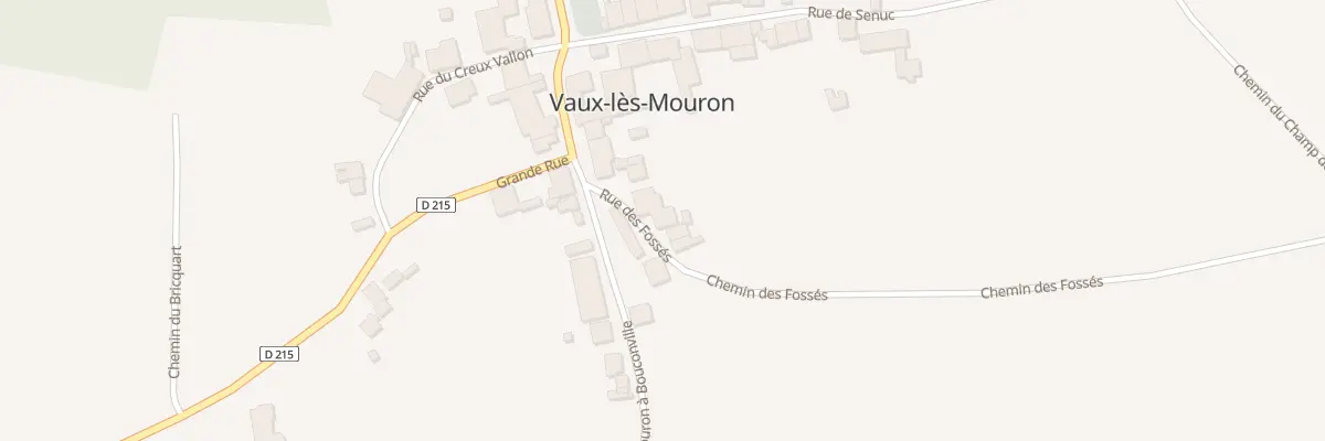 Plan du 5 Rue des Fosses à Vaux-lès-Mouron