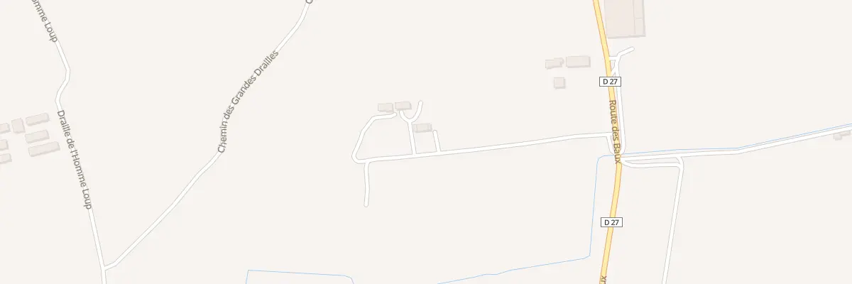 Plan du 1930 Rte des Baux Cd27 à Maillane