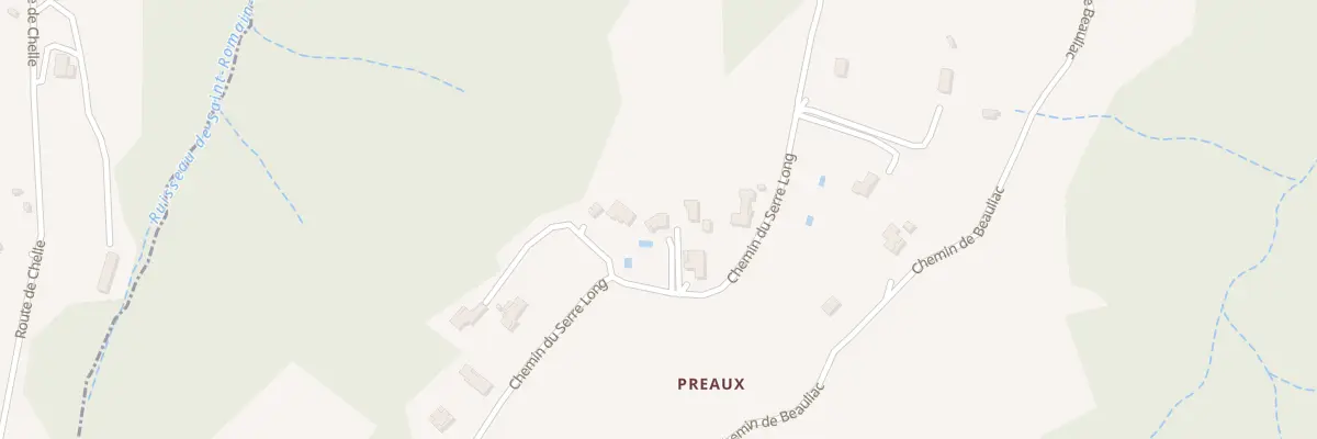 Plan du 1075 Che du Serre Long à Saint-Romain-de-Lerps