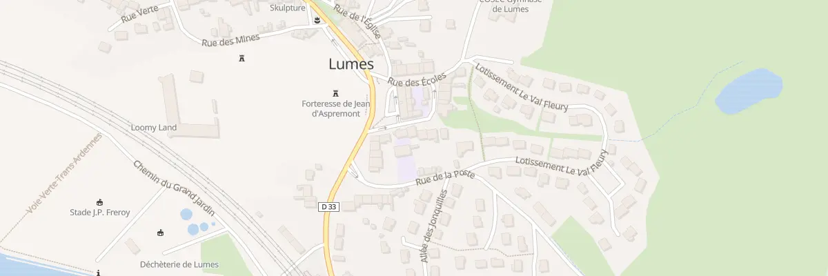 Plan du 5 Rue des Ecoles à Lumes
