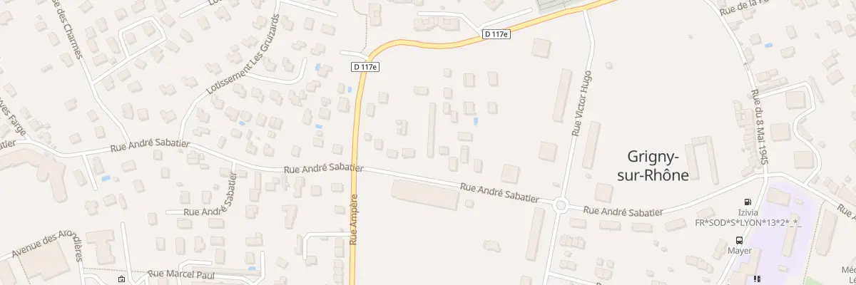 Plan du 34 Rue André Sabatier à Grigny-sur-Rhône