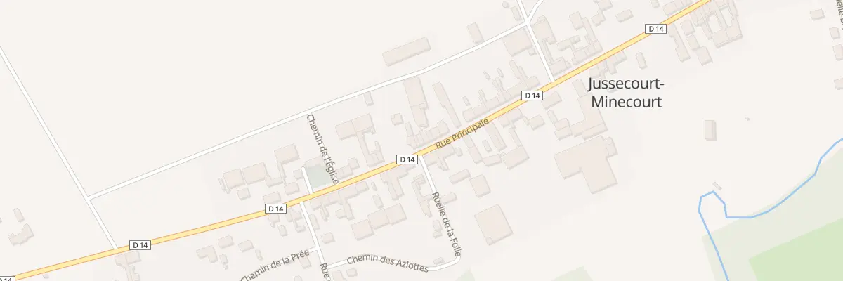 Plan du 82 Rue Principale à Jussecourt-Minecourt
