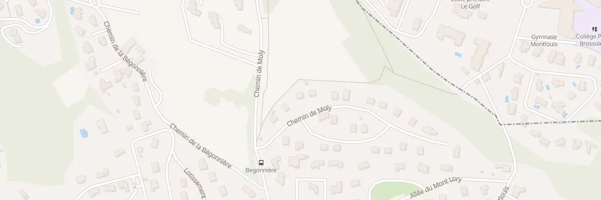 Plan du 9030 Che de Moly à Saint-Genis-Laval