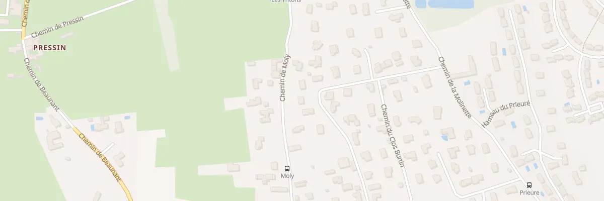 Plan du 9011 Che de Moly à Saint-Genis-Laval