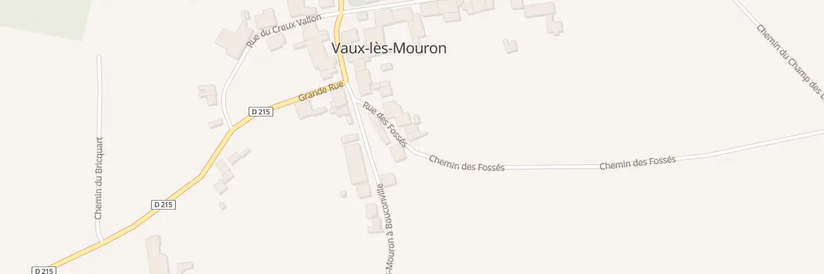 Plan du 7 Rue des Fosses à Vaux-lès-Mouron