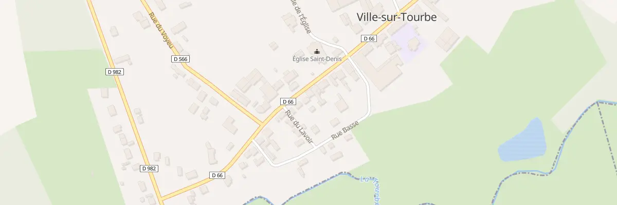 Plan du 5009 Le Village à Ville-sur-Tourbe