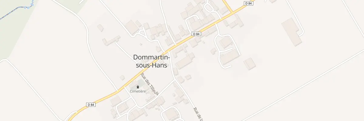 Plan du 5017 Le Village à Dommartin-sous-Hans