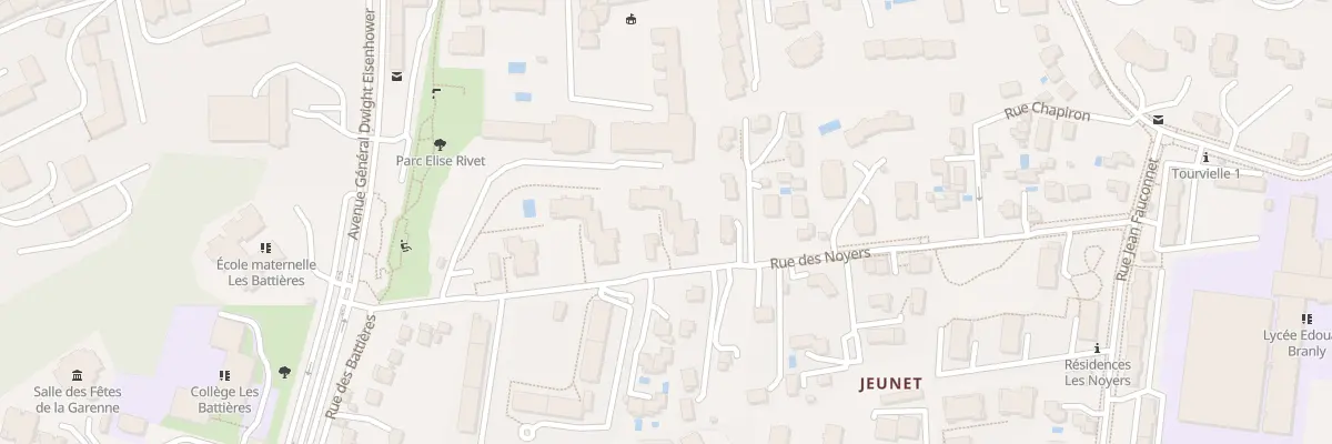 Plan du 32 Rue des Noyers à Lyon 5e Arrondissement