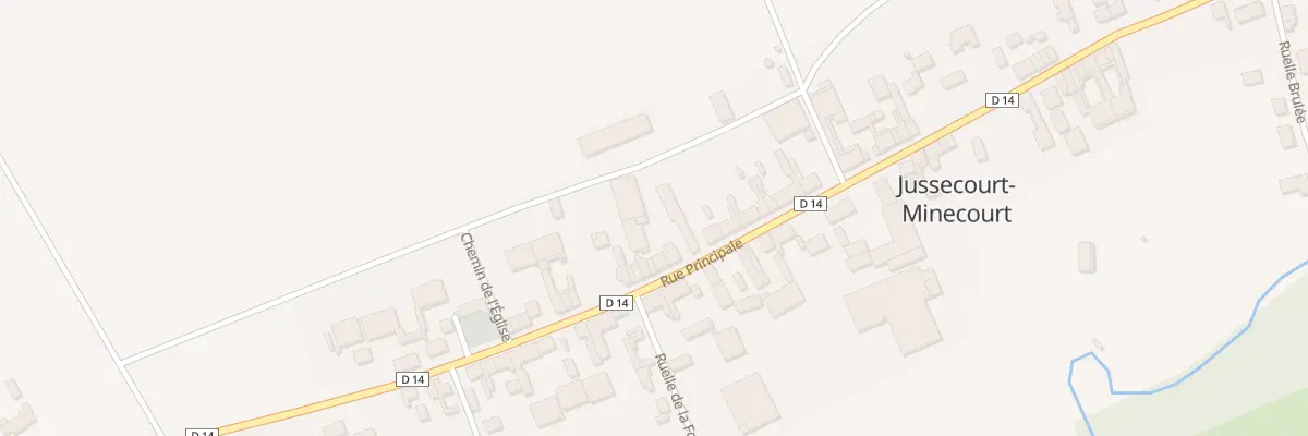 Plan du 78 Rue Principale à Jussecourt-Minecourt