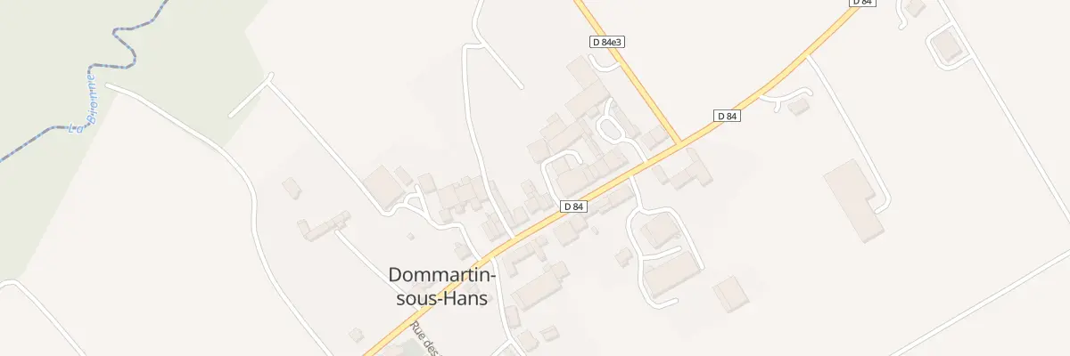 Plan du 5010 Le Village à Dommartin-sous-Hans