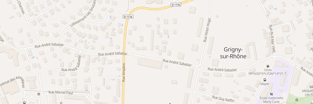 Plan du 30 Rue André Sabatier à Grigny-sur-Rhône