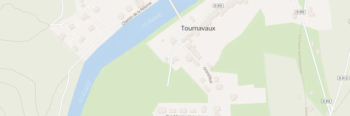 Plan du 1 Che de Bausoy à Tournavaux