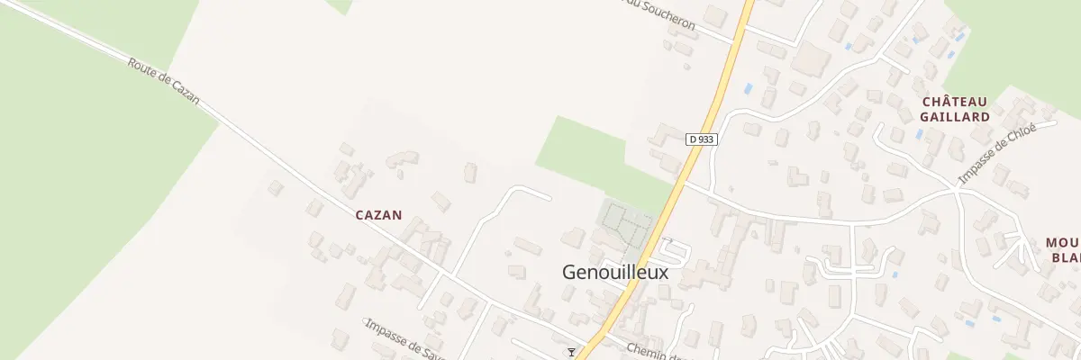 Plan du 4 Cazan à Genouilleux