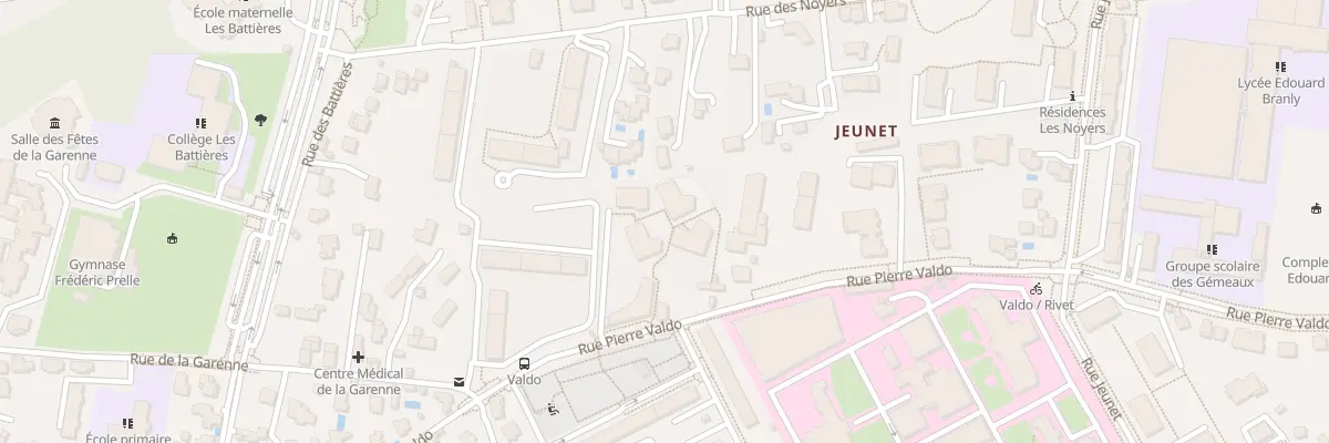 Plan du 104 Rue Pierre Valdo à Lyon 5e Arrondissement