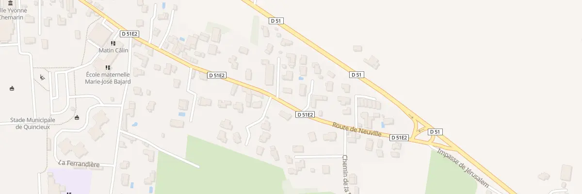 Plan du 37 Rte de Neuville à Quincieux