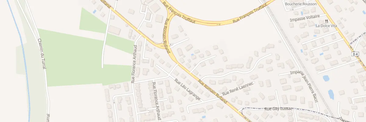 Plan du 11 Rue Romain Rolland à Saint-Maurice-l’Exil
