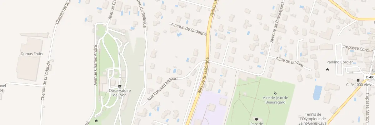 Plan du 26 Rue Edouard Millaud à Saint-Genis-Laval